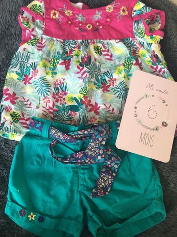 Ensemble short blouse