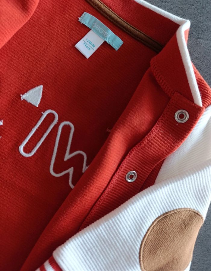 Veste rouge avec illustration WILD
Taille 12 mois - photo numéro 3