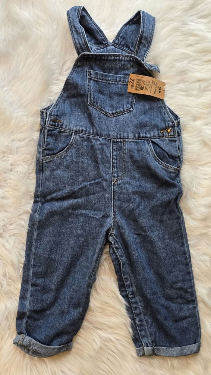 (Neuve non portée) 🏷🥰🤩 superbe salopette en jeans 36mois garçon 🤩🥰 - photo numéro 3