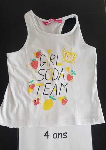 Débardeur 4 ans