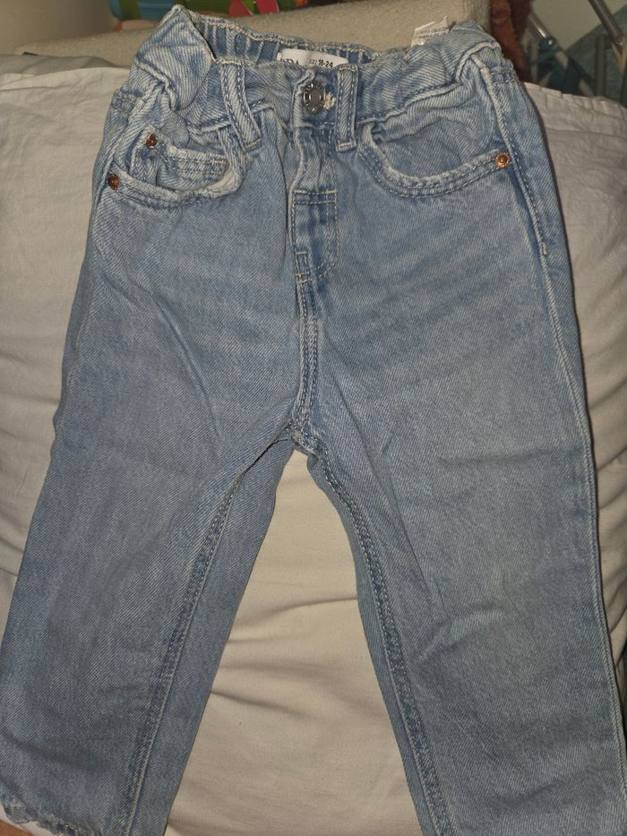 Lot jeans pantalons zara - photo numéro 2