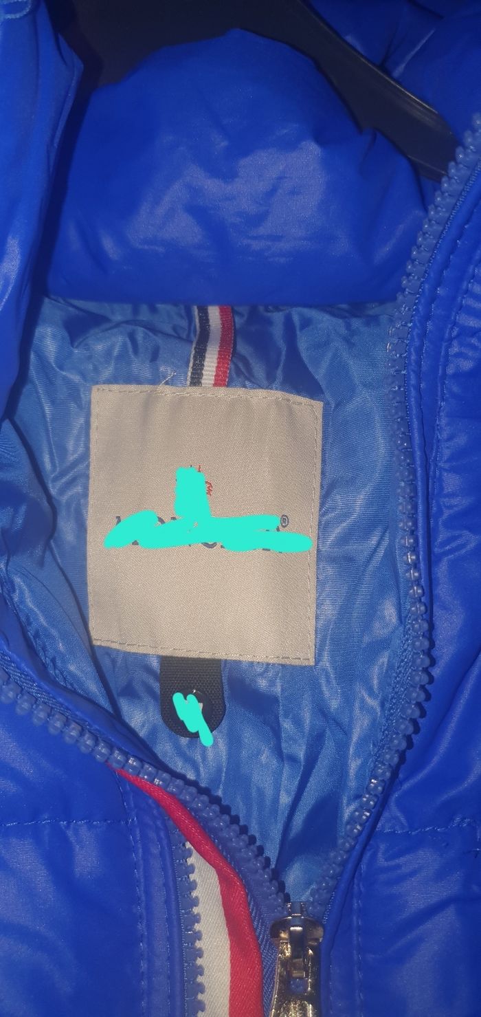 Moncler bleu veste - photo numéro 2