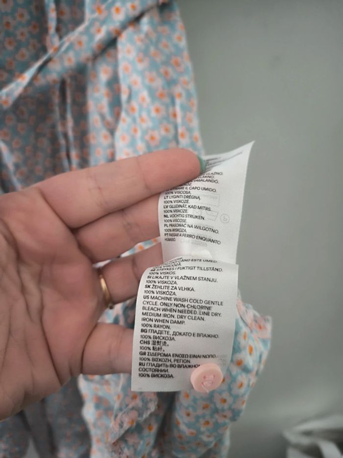 Robe mi longue monki fleurie taille M mais taille grand - photo numéro 4