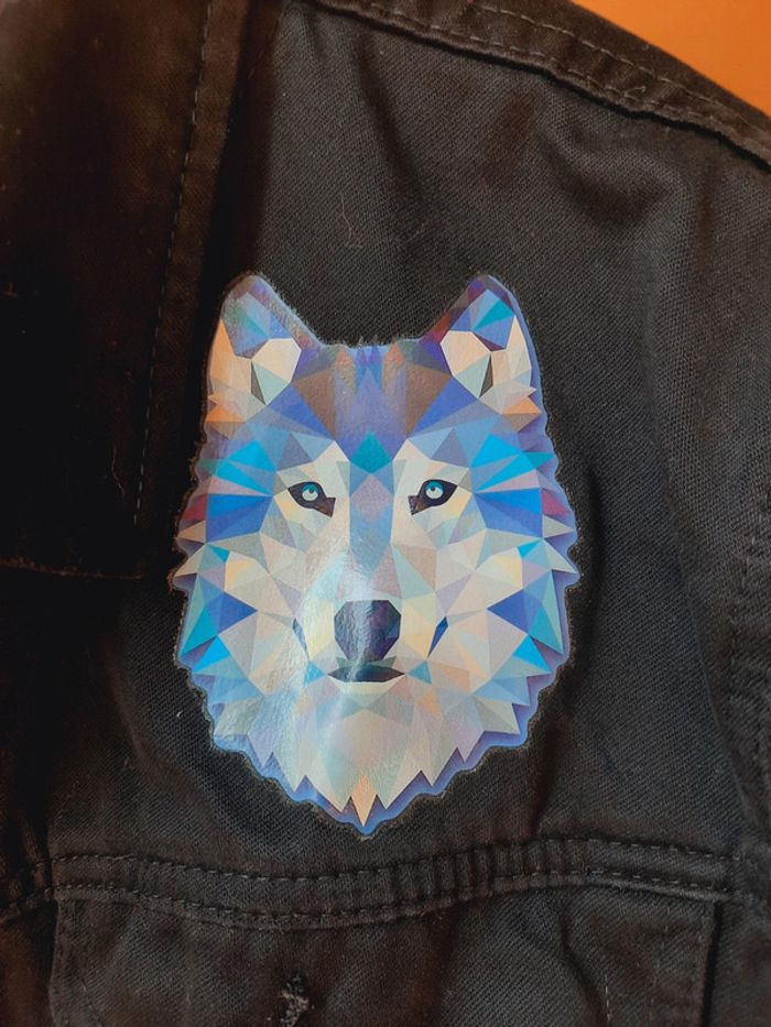 Veste Cimarron customisée loup L - photo numéro 6