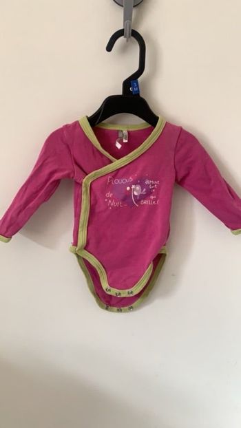 Body fille taille 1 mois