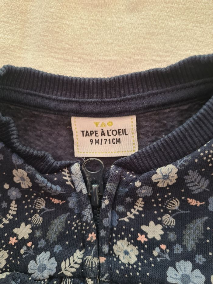 Veste. fermeture éclair. 9 mois. Tape a l'œil. - photo numéro 5