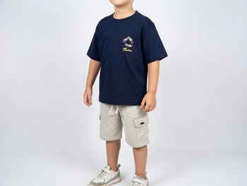 T shirt marine Menton Taille 10 ans JB'S neuf