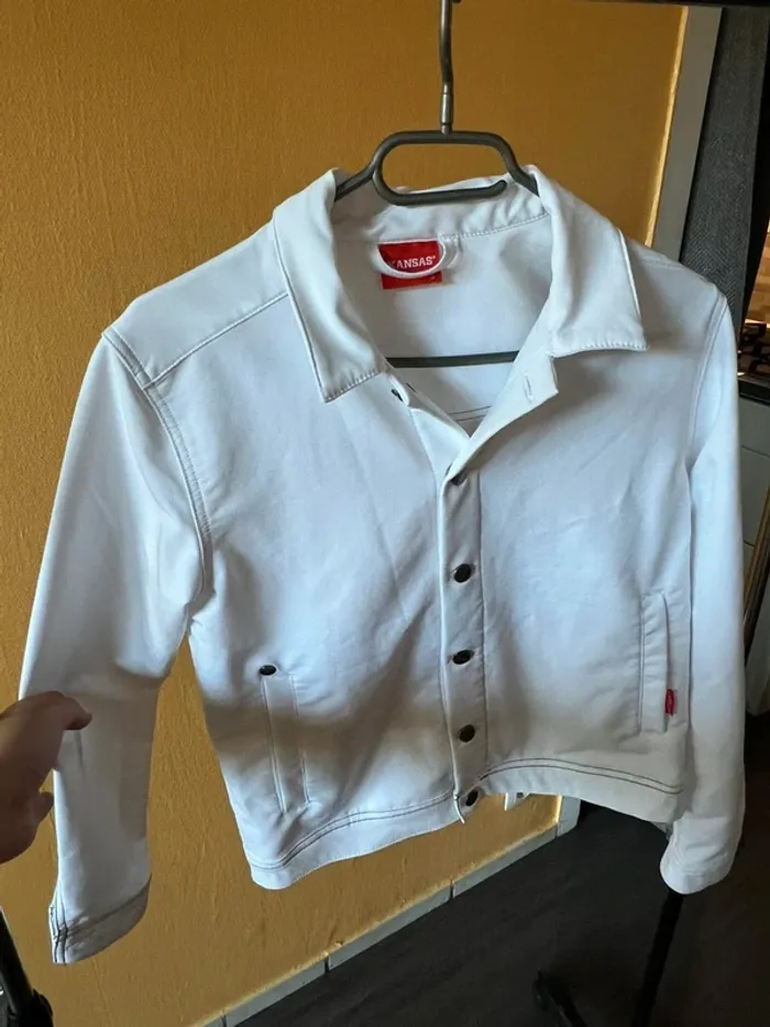 Veste blanche Kansas taille s.