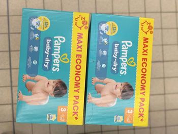 Pampers Baby dry T3 - 2*136 couches