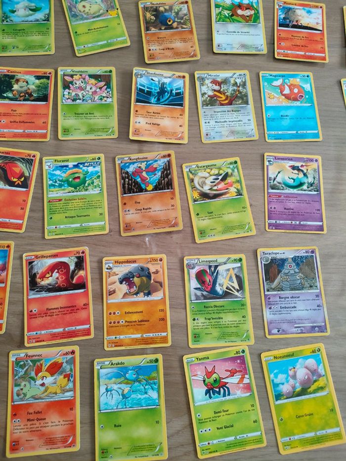 Lot 103 cartes + 5 énergies Pokémon - photo numéro 3