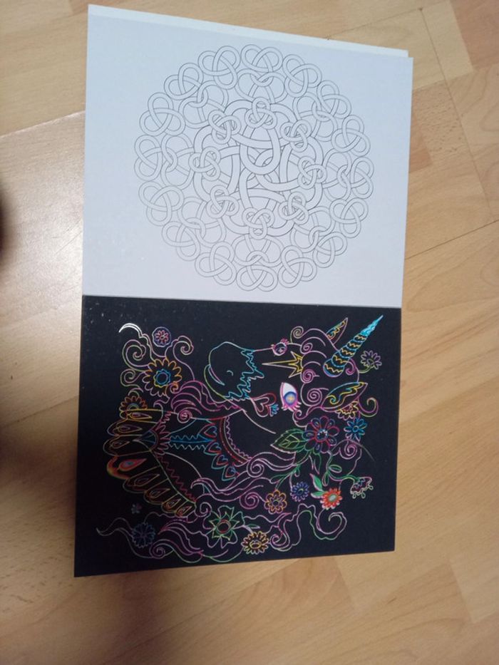 Cahier tableau magique à gratter - photo numéro 2