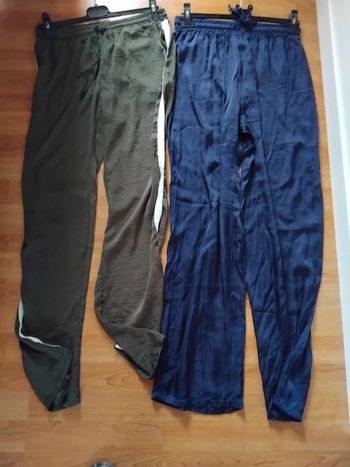 Lot de 2 pantalons jambe large léger