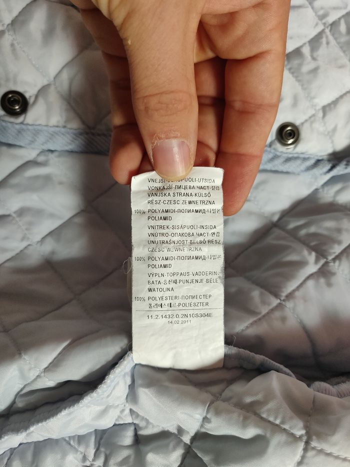 Veste matelassée bleue claire Benetton Baby - photo numéro 7