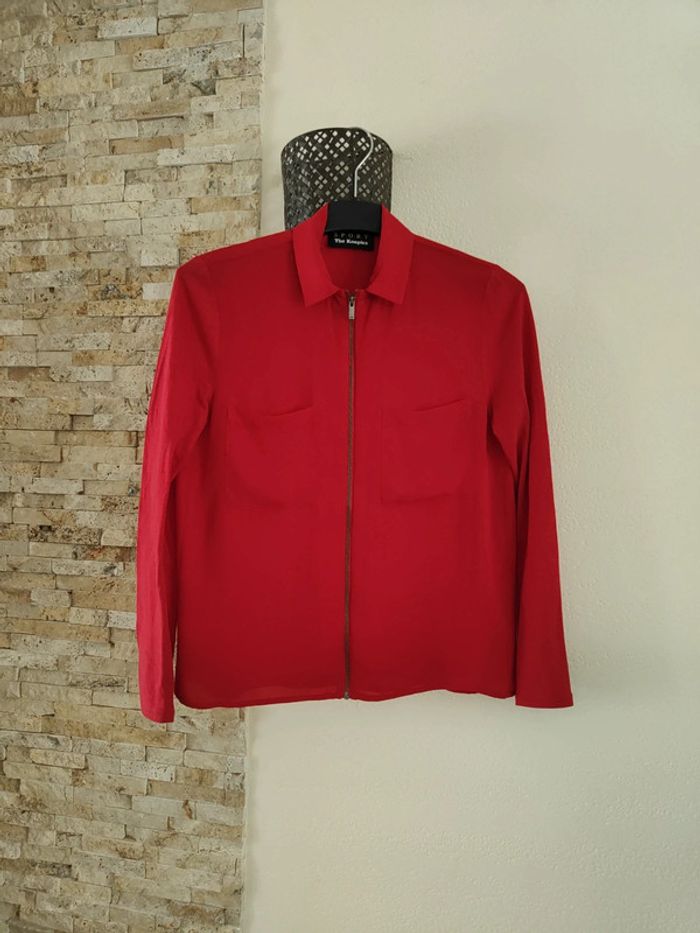 Chemisier rouge The Koople sport XS - photo numéro 2