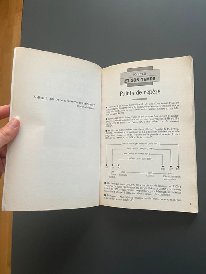 Livre œuvre Rhinocéros Ionesco - photo numéro 5
