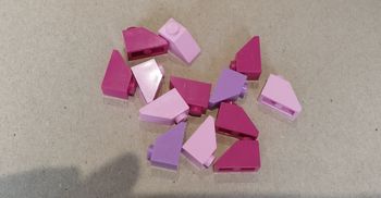 Lot de pièces rose lego 