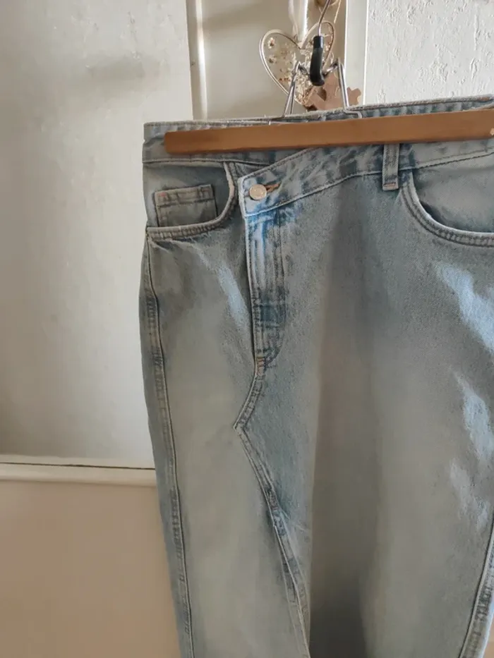 Jupe longue jeans Zara taille XS - photo numéro 2