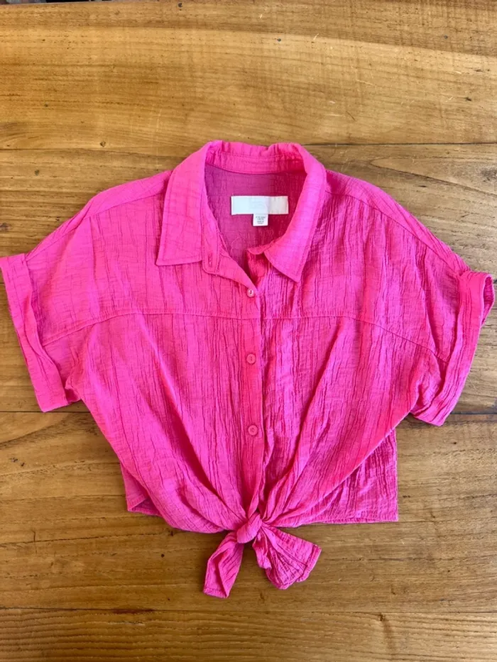 Chemise rose Zara