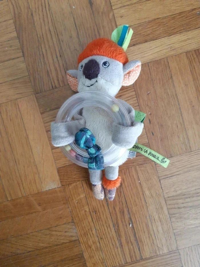 doudou Hochet à billes Dans la jungle - Koco moulin roty