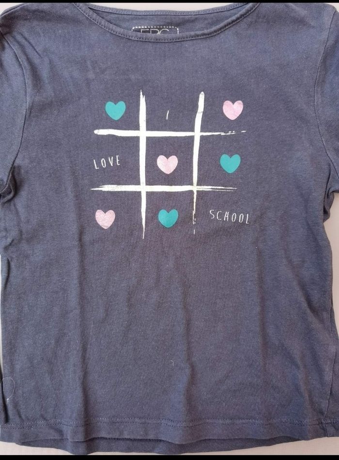 Lot de 2 tee-shirts 6 ans fille FPC Kids - photo numéro 3