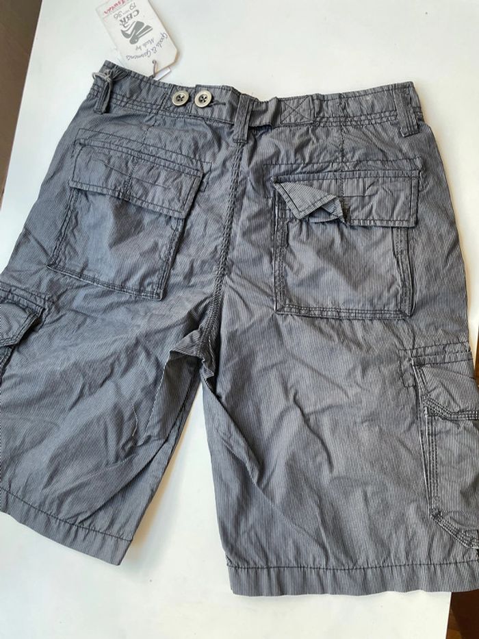 short rayures noires homme taille 38 cbk - photo numéro 2