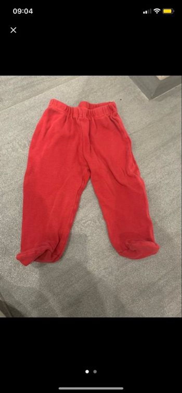 Lot  de 5 bas pyjama 9 et 12 mois - photo numéro 5