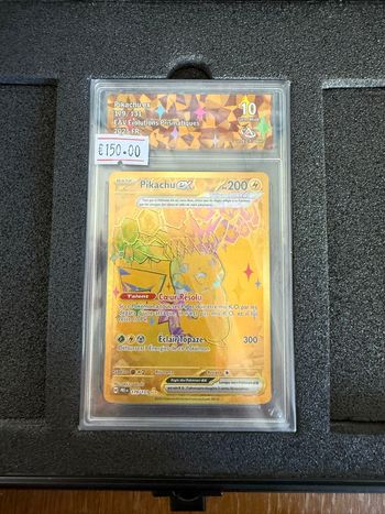 Carte Pokémon Pikachu ex 179/131 Collect Aura 10