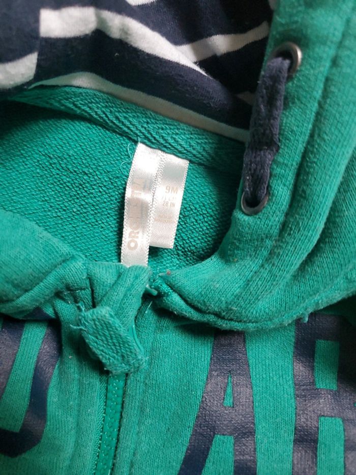 Veste capuche 9mois - photo numéro 3