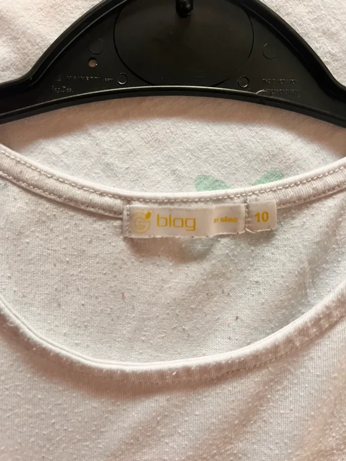 T-shirt blanc avec imprimé pastèque - photo numéro 4
