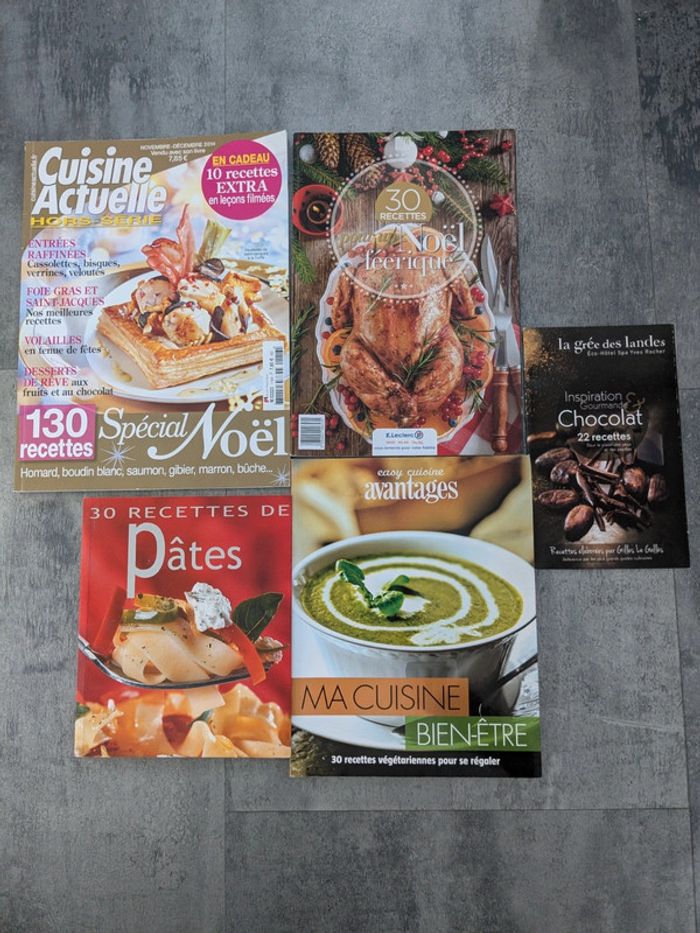 Lot de 8 livres de cuisine - photo numéro 2