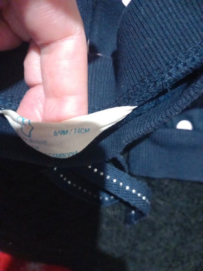 Jogging taille 6/9mois 74cm primark - photo numéro 2
