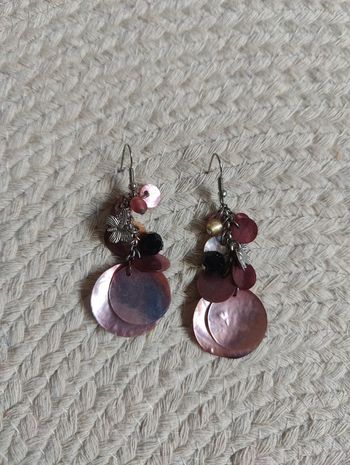 Boucles d'oreilles roses