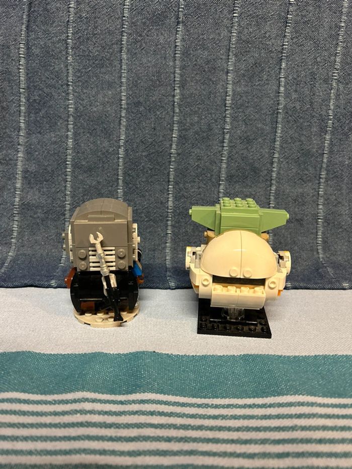 Lego Star Wars Le mandalorian et l'enfant Brickhead 75317 - photo numéro 2