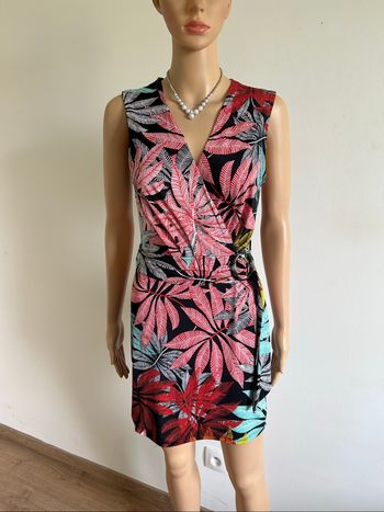 Robe imprimée sans manches Camille de Paris taille unique excellent état