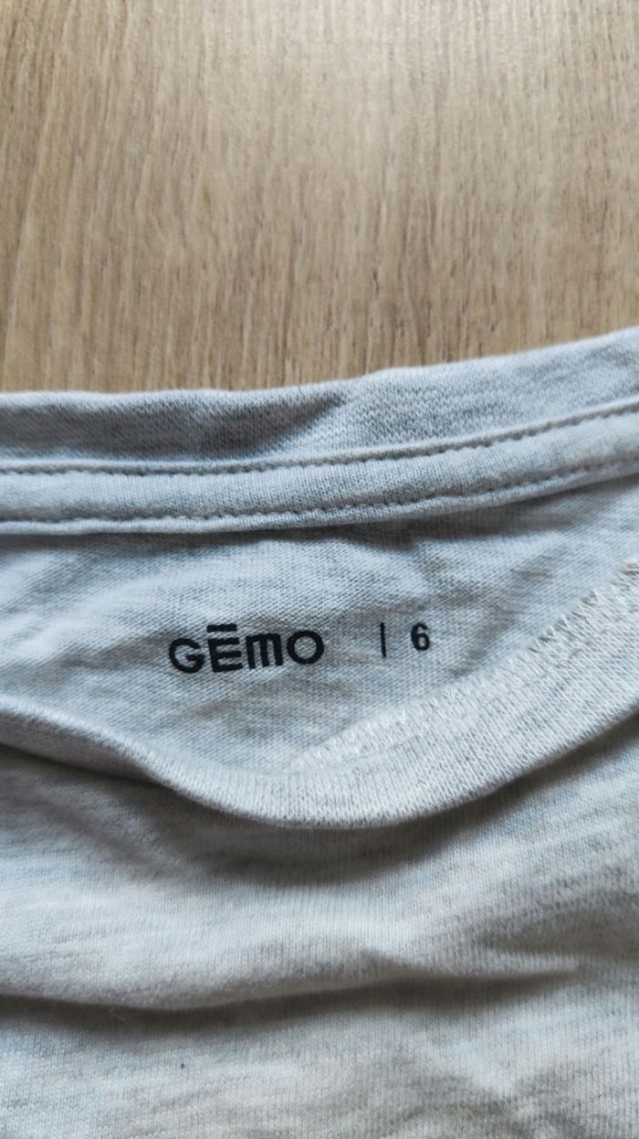 Tee-shirt gemo 6ans - photo numéro 3