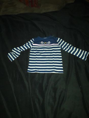 Haut manches longues rayé