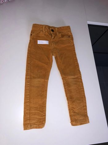 Pantalon moutarde kiabi