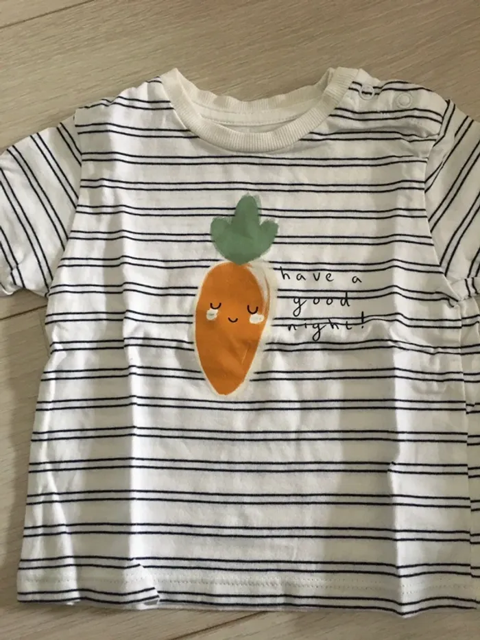 Lot 2 t-shirt 12 mois kiabi - photo numéro 5