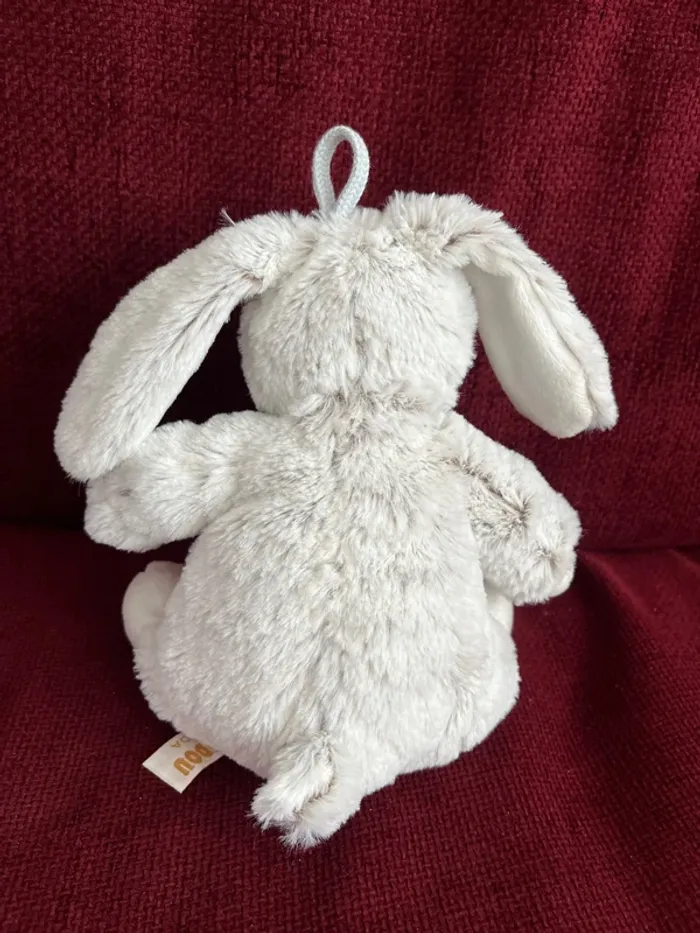 Peluche doudou lapin - photo numéro 2