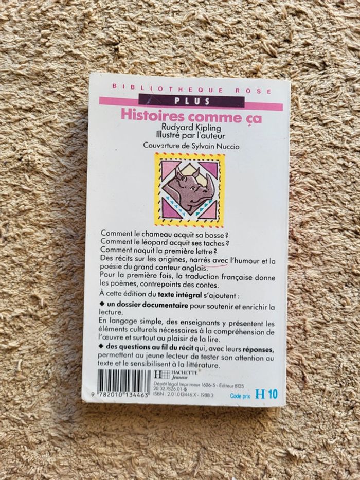 Livre enfant Histoires comme ça de Rudyard Kipling - photo numéro 2