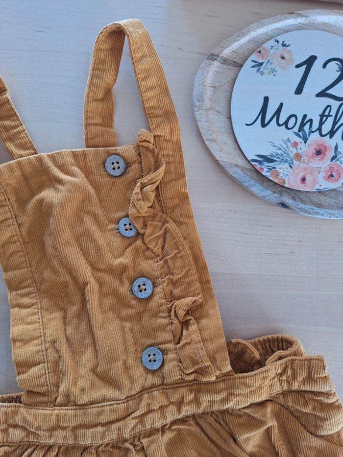 Salopette short pour fille taille 12mois marque Orchestra très bon état - photo numéro 5