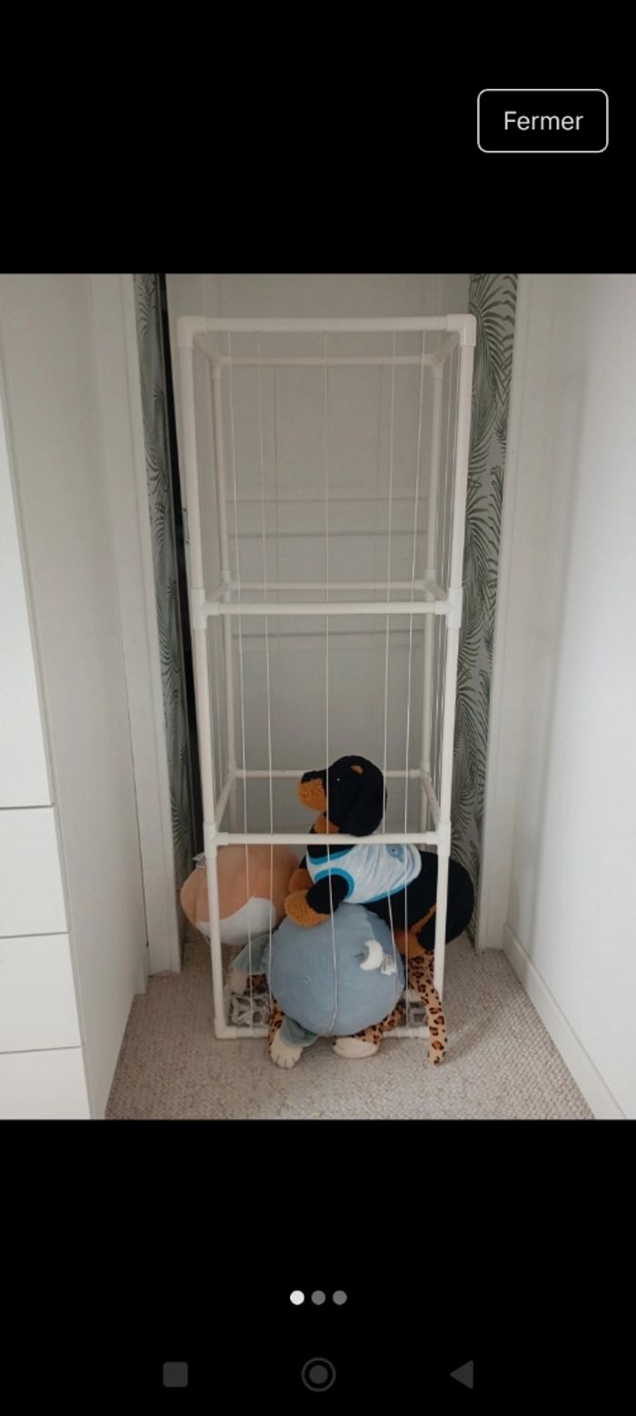 Tour de rangement peluche