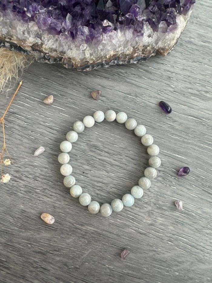 Bracelet en agate véritable - Pierre naturelle