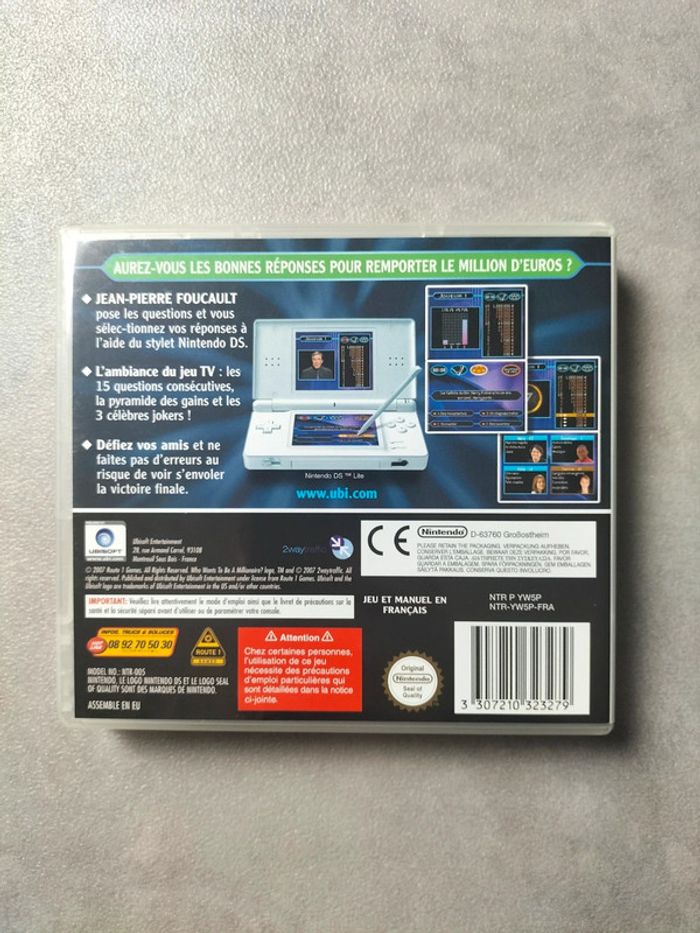 Jeu Nintendo DS – Qui Veut Gagner des Millions ? (1ère Édition) - photo numéro 2