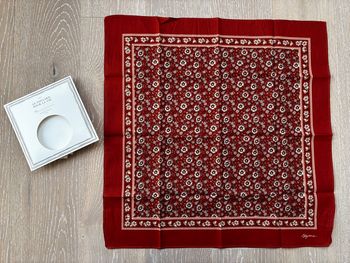 Foulard carré Sézane fleuri femme neuf avec étiquette 