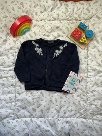 gilet marine avec broderie 36 mois bout'chou