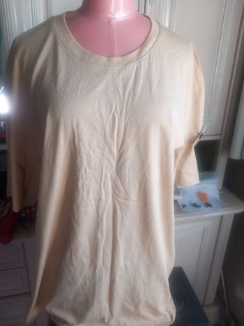Tee-shirt marron taille XXL 