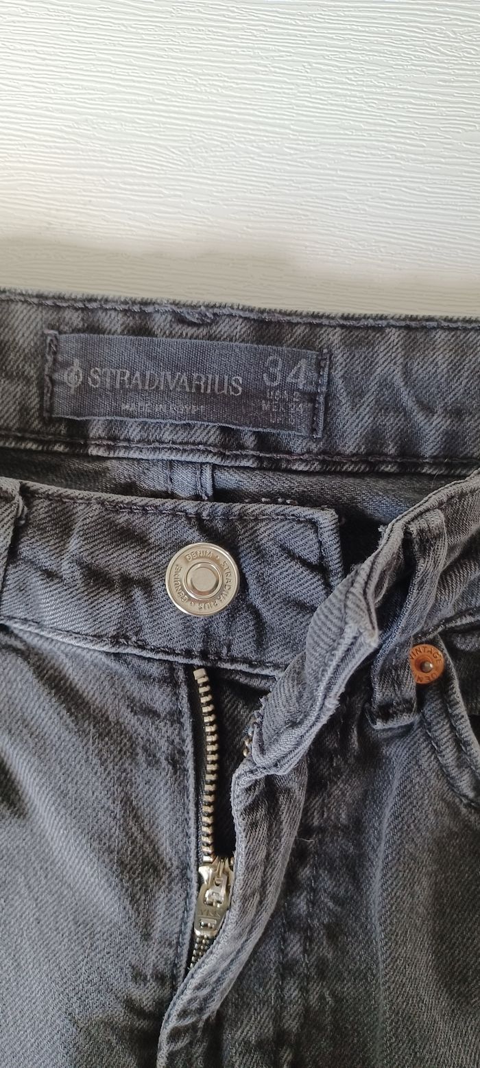 Pantalon jeans femme taille xs stradivarius - photo numéro 4