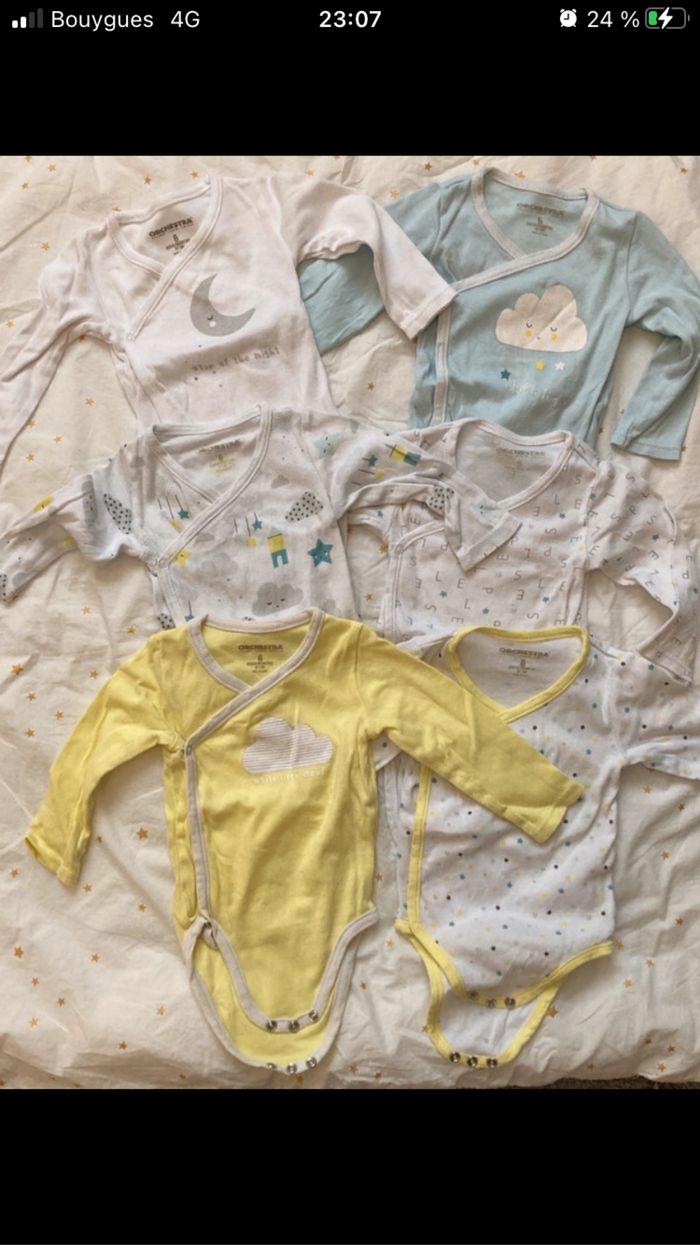 Lot 19 bodies 6 mois - photo numéro 2