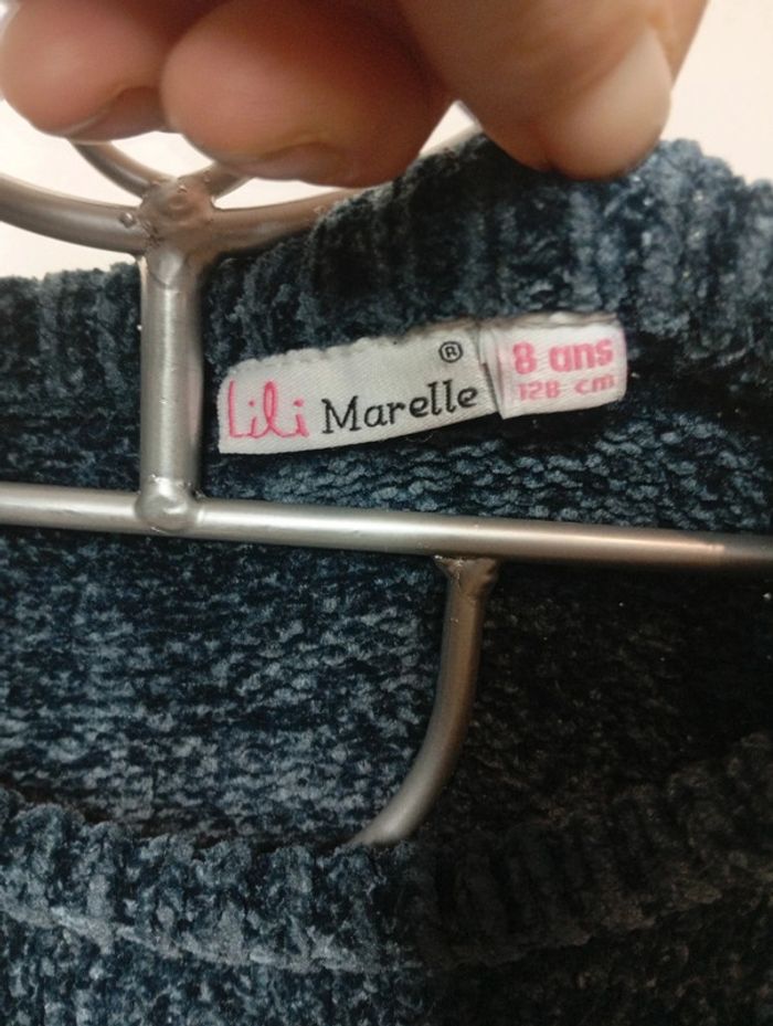 Jolie Pull de Noël effet Velours taille 8 ans - photo numéro 3